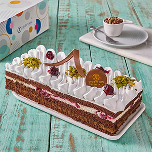 White Chocolate Cake - Size 15x30 - Exception Pastry - Egypt 