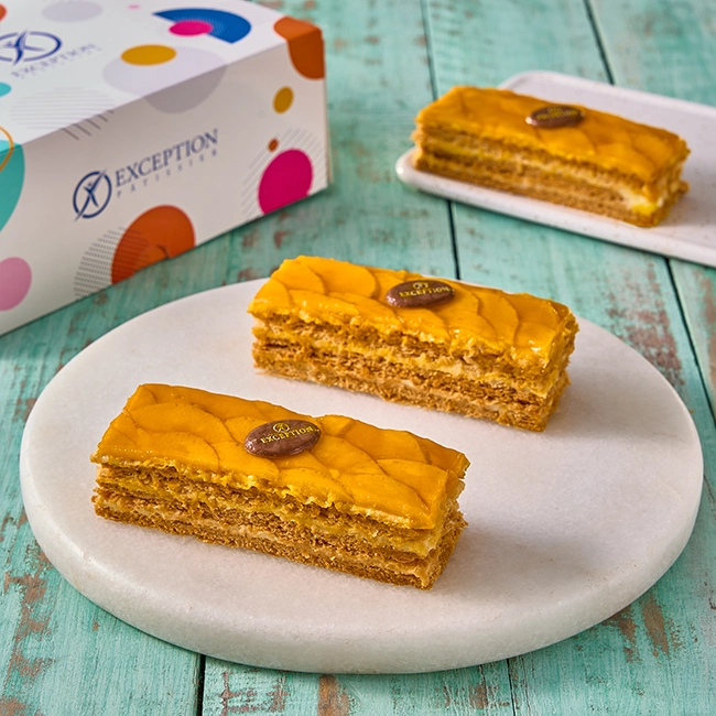 Mango Mille Feuille - Exception Pastry - Egypt 