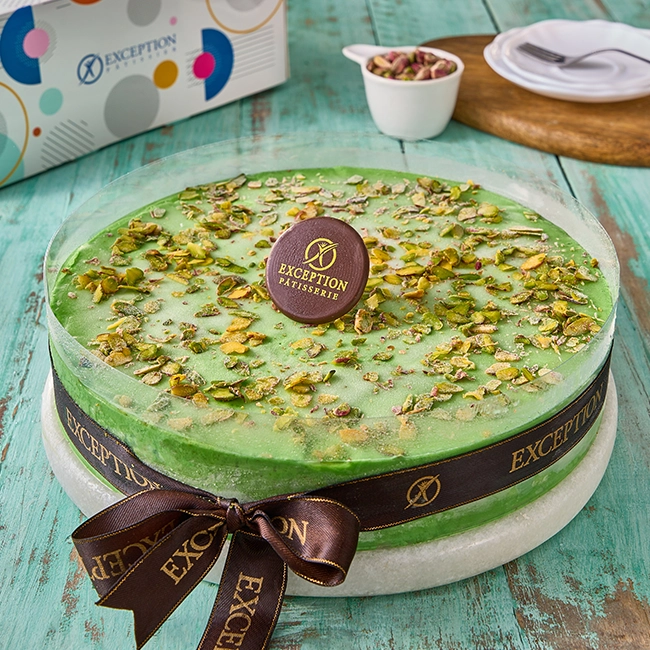 Pistachio Ice Cream Cake - Exception Pastry - Egypt 