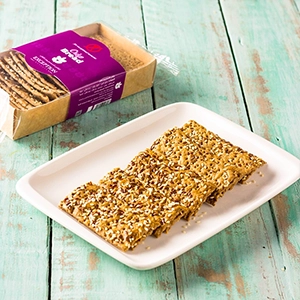 Sesame and Flax Seed Crackers - Kraft Packet - Exception Pastry - Egypt 